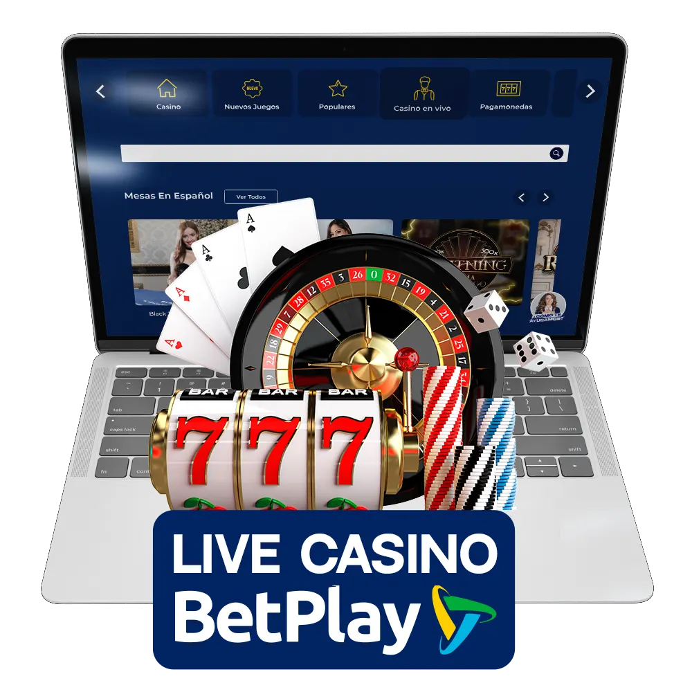 Juega en el casino en vivo BetPlay y gana a lo grande en Colombia.