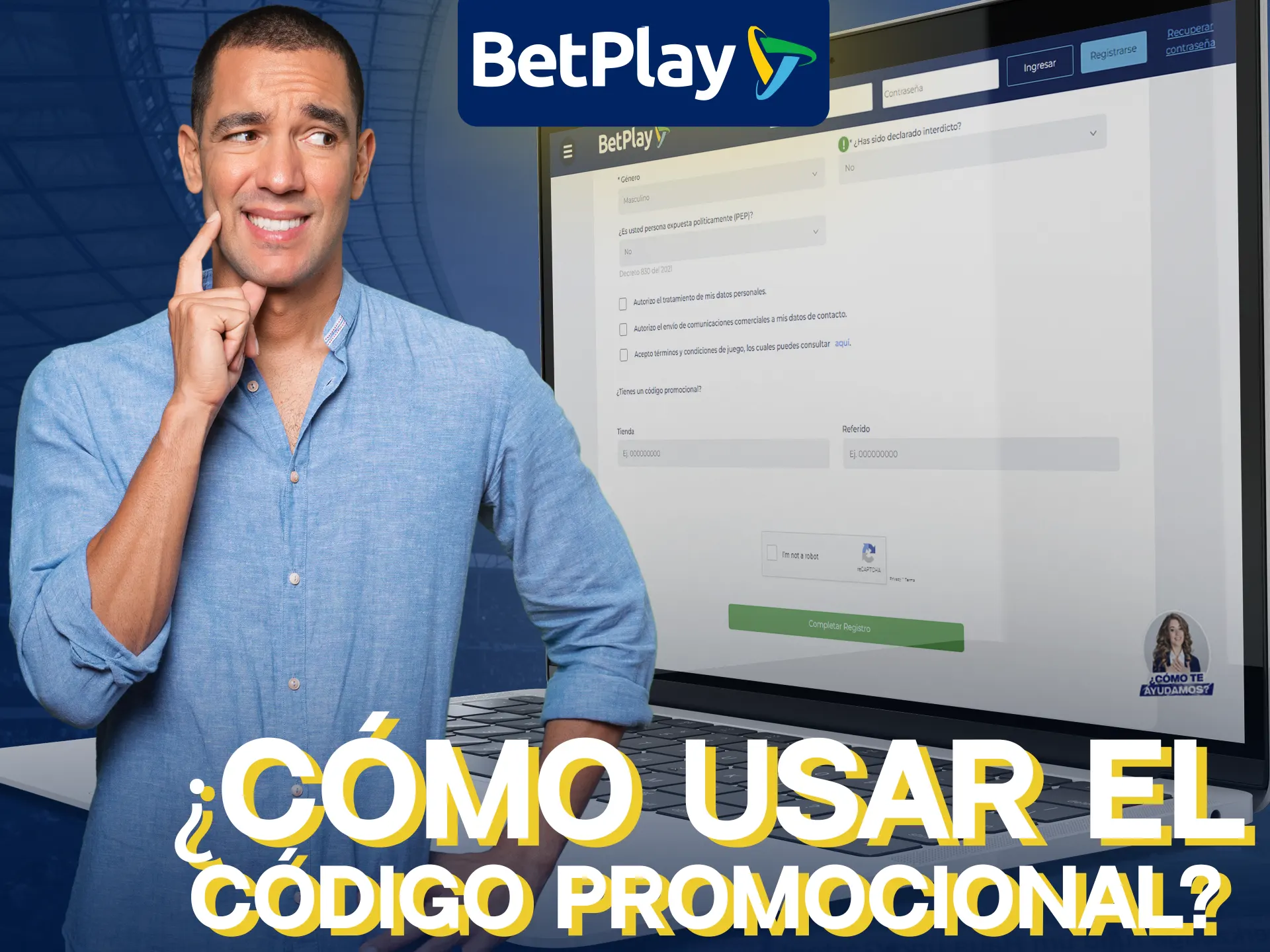 Compruebe cómo puede utilizar el código promocional de BetPlay.