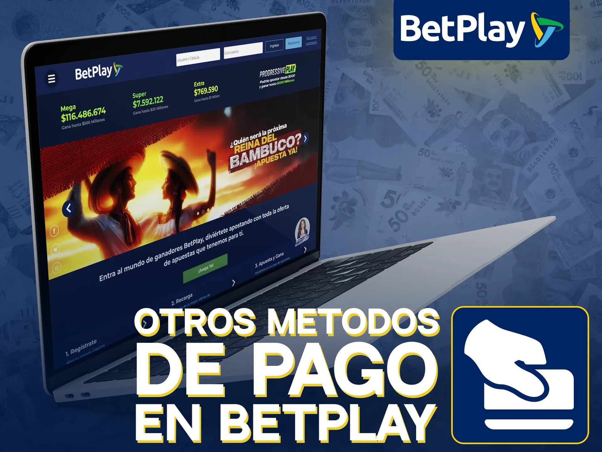 Explora otros métodos de pago en BetPlay 2026.