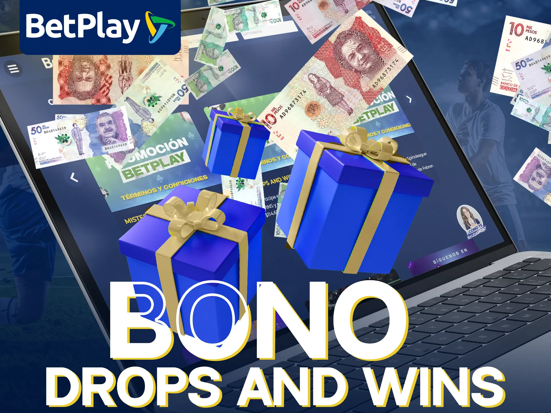 Consigue Drops and Wins de la promoción BetPlay de 114.660.000.000 COP